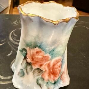 Rosenthal Versailles Porcelain Signed Open Salt Cellar Bavarian Hand Painted